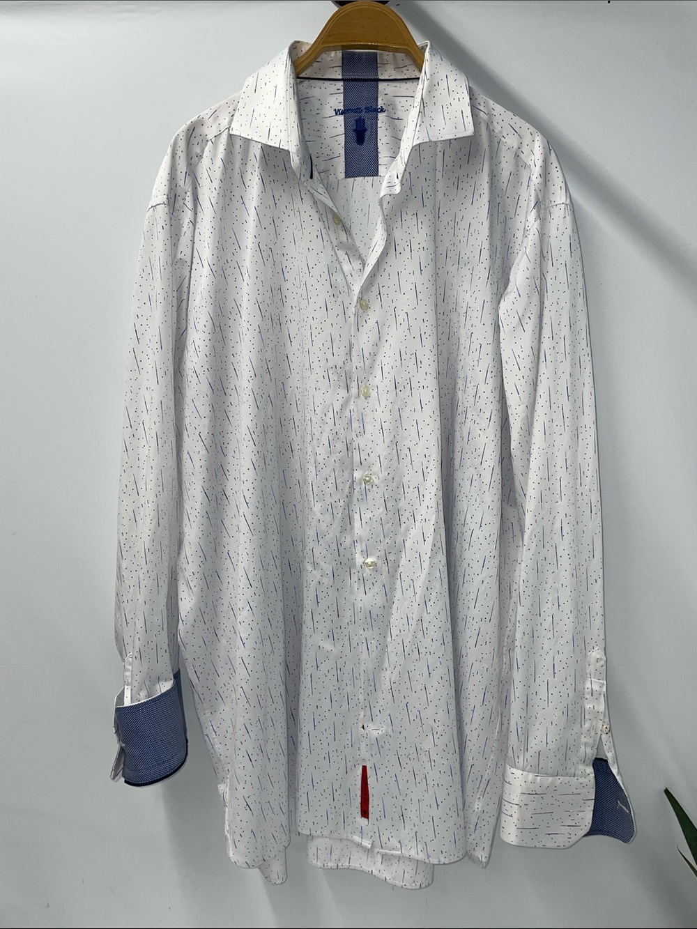 VISCONTI BLACK MENS CASUAL DRESS SHIRT FTL-08-030